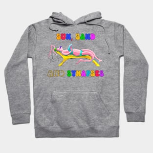 Sun, Sand, and Synapses: Beach Mode Neuron Hoodie